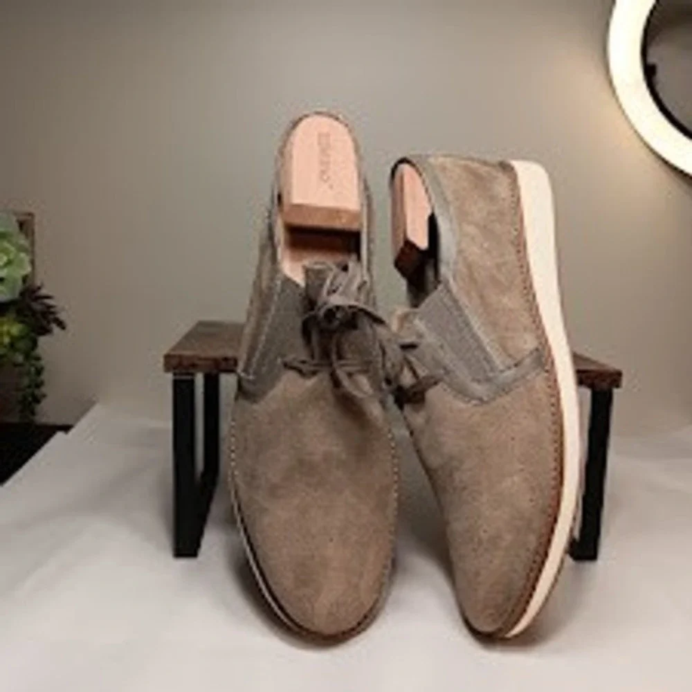 b.o.c. Born Concept Oxford Men 11 Taupe Good Perforated Suede Z38817